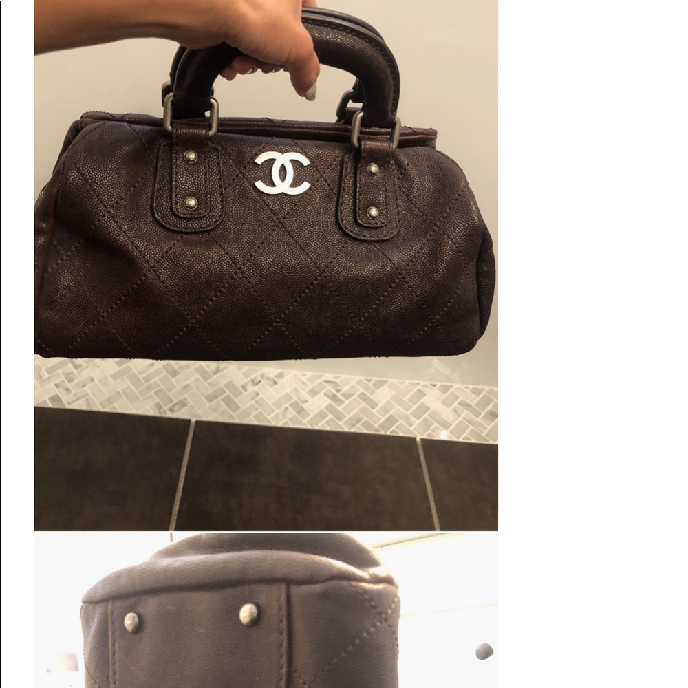 CHANEL Brown Satchel Bag - Picture 4 of 10